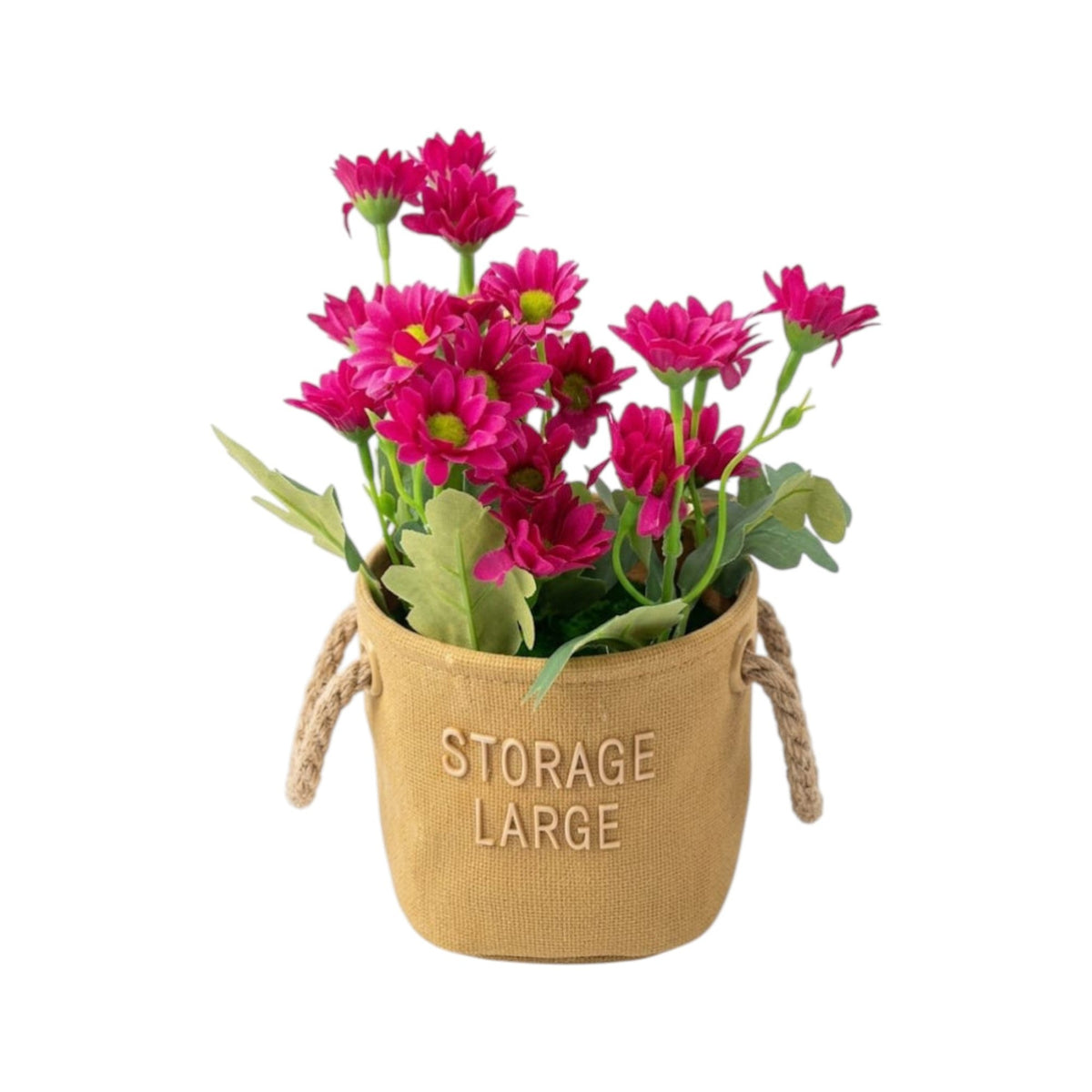 Artificial Magenta Chrysanthemums
