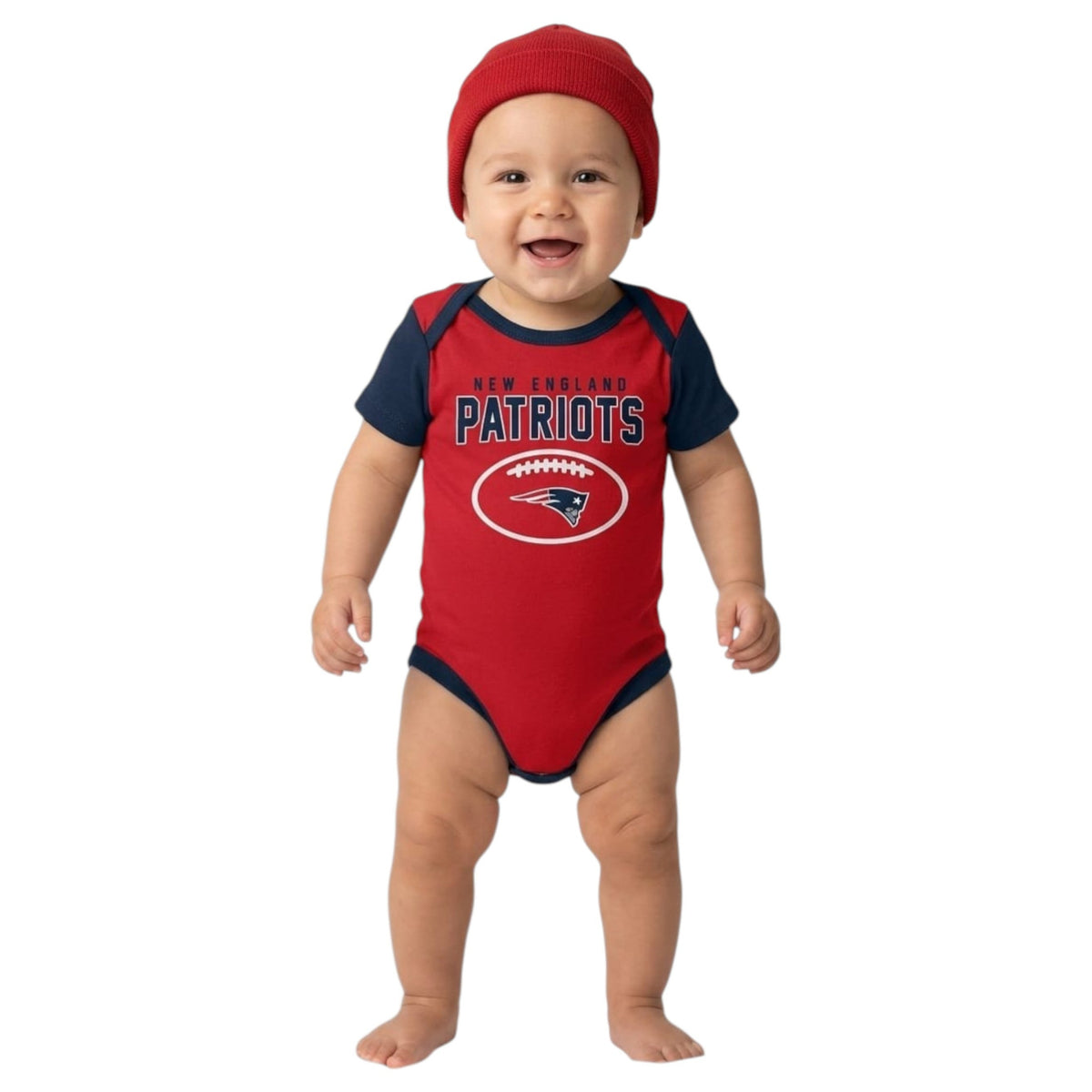 Kids Boy's Printed Bodysuit,Red