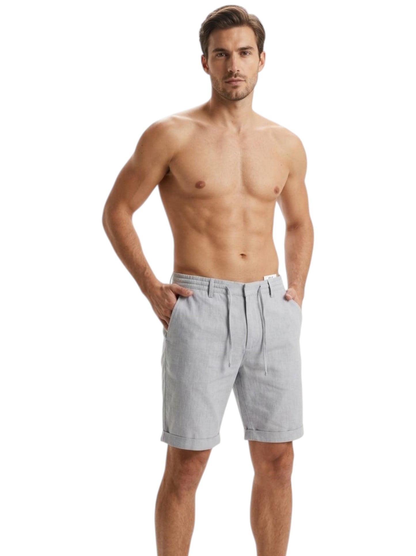 Men's Plain Short,Grey