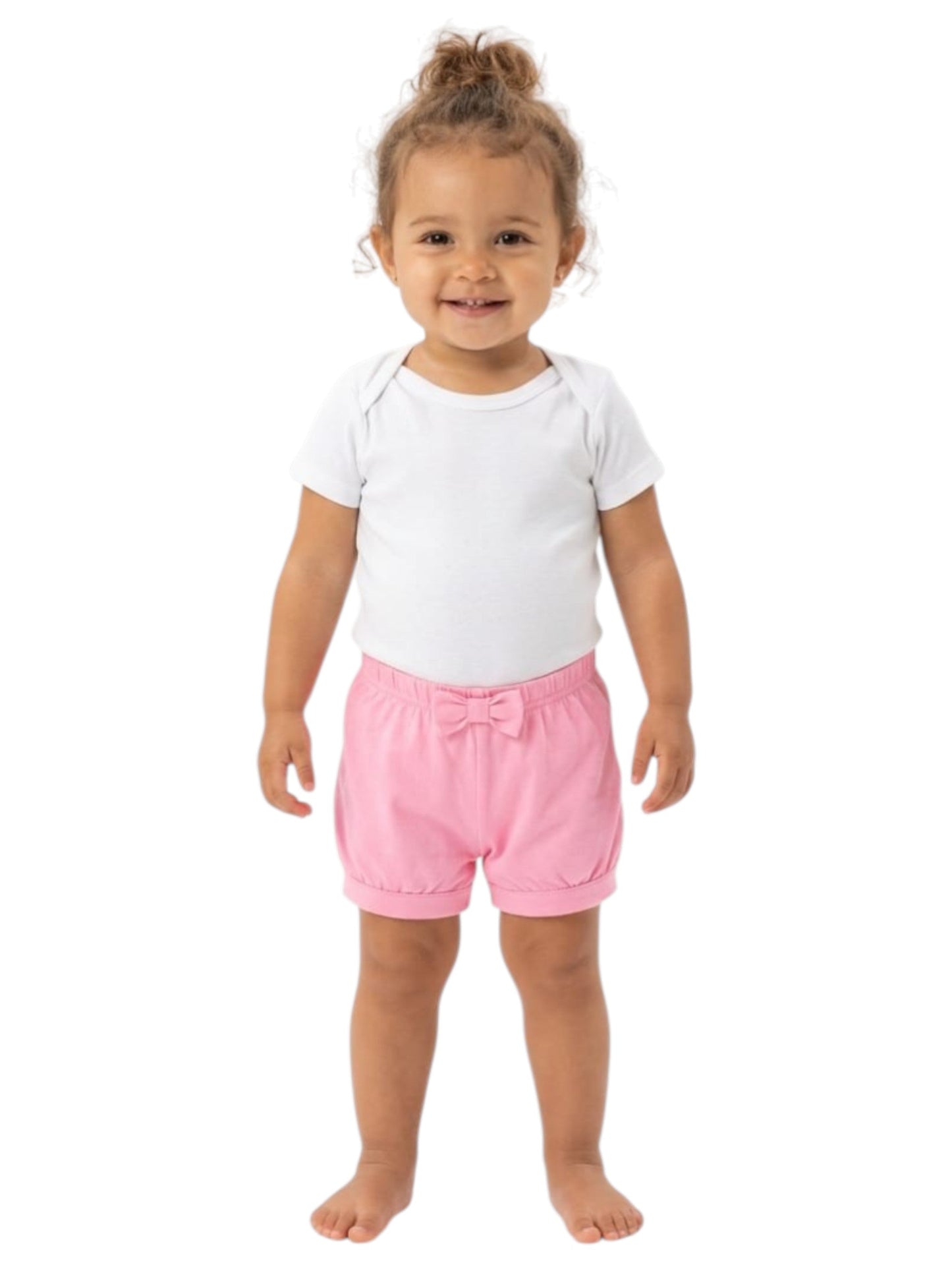 Kids Girl's Plain Short,Pink