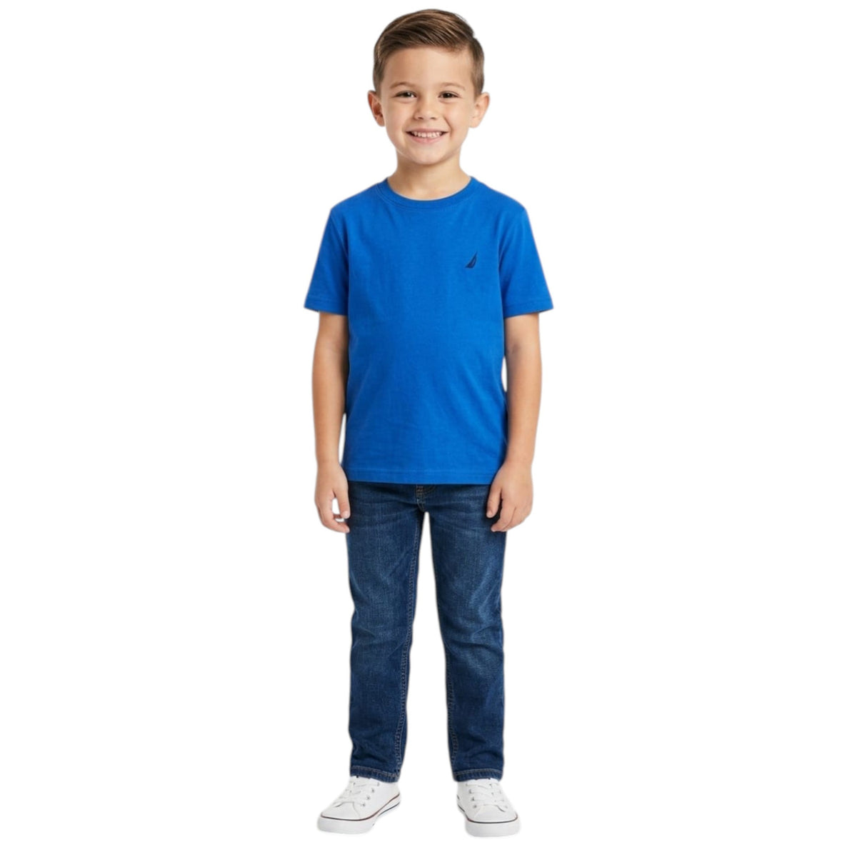 Kids Boy's Plain Top,Blue