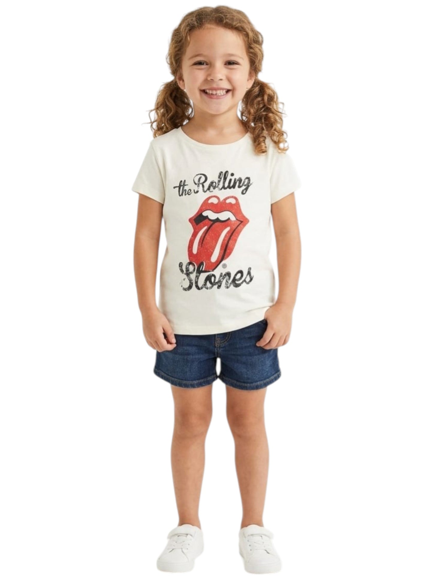 Kids Girl's Printed Top,White
