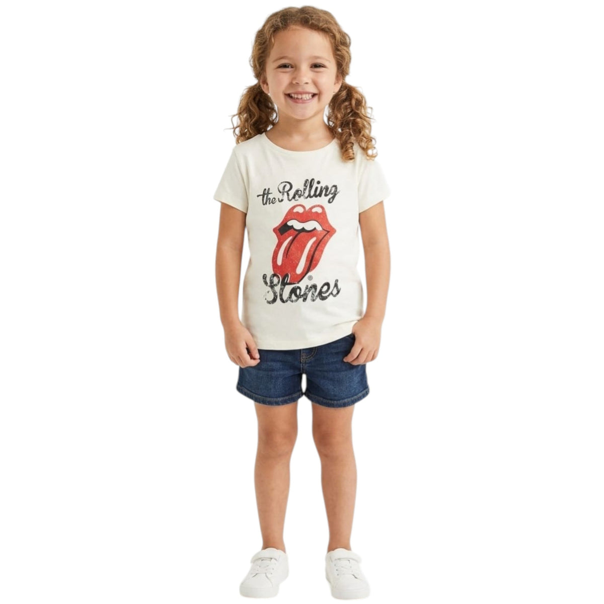 Kids Girl's Printed Top,White