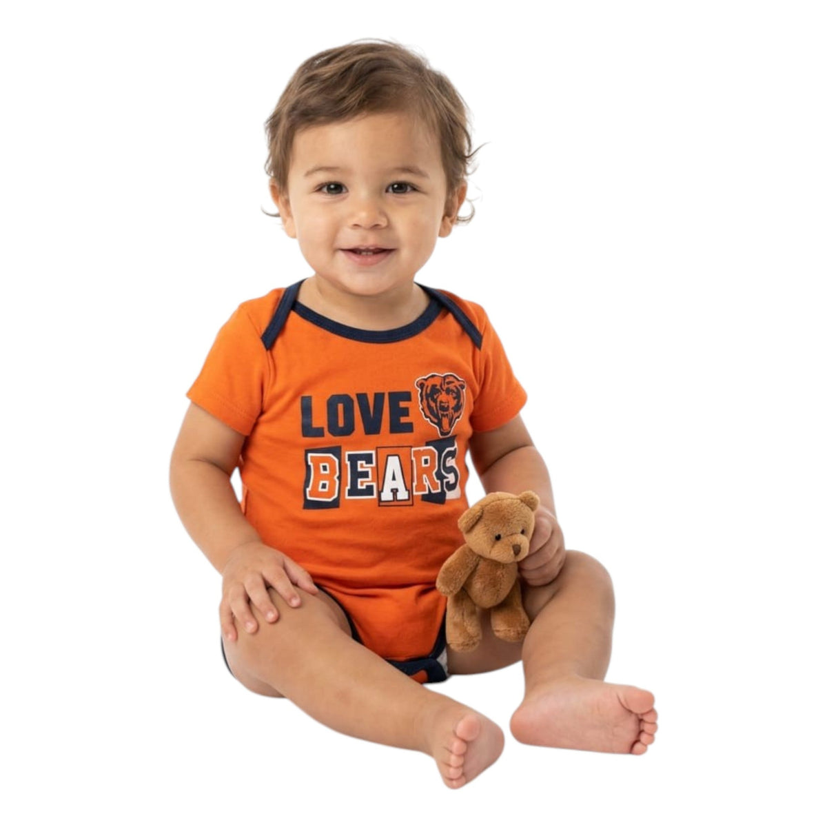 Kids Boy's Printed Bodysuit,Orange