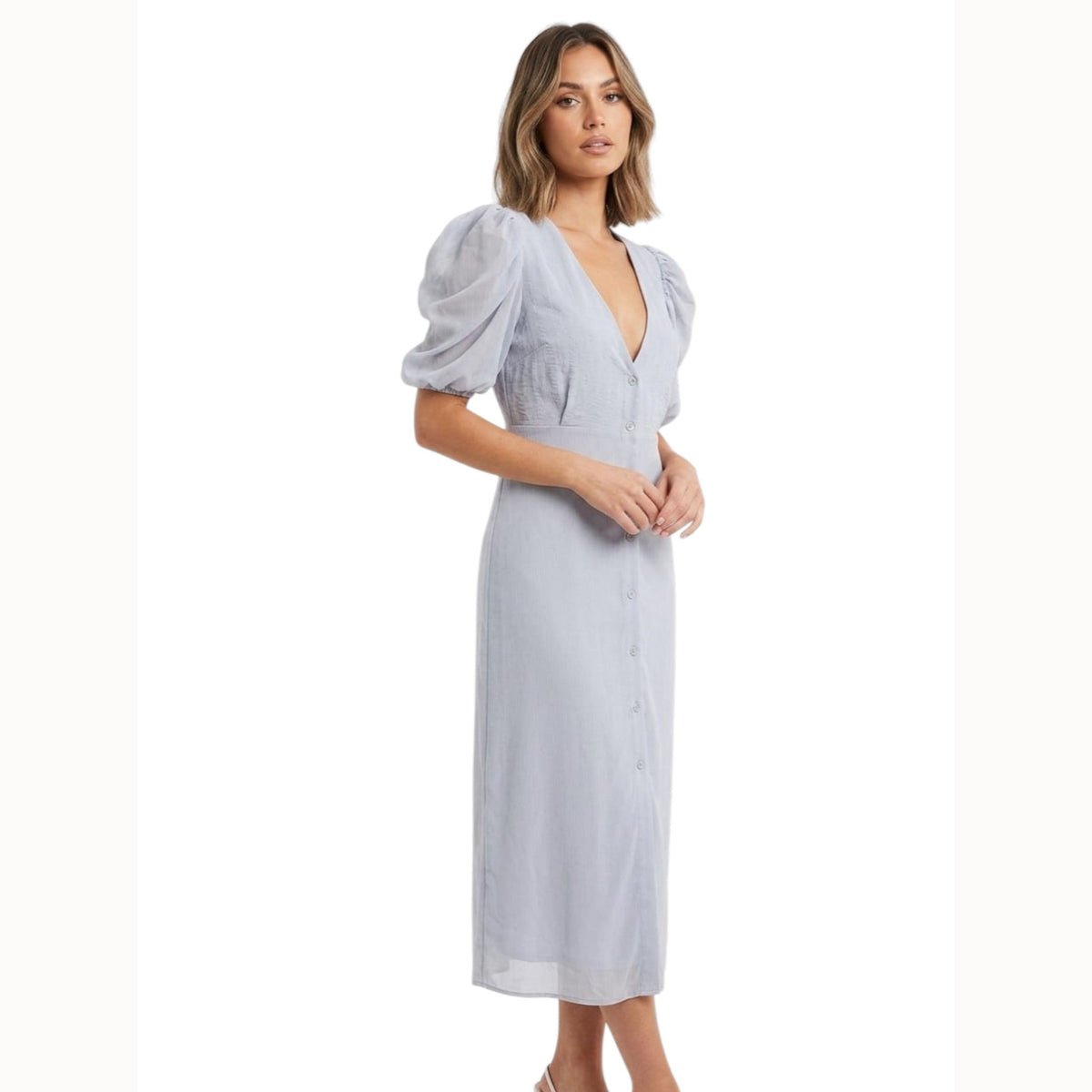 Women's Plain Dress,Grey