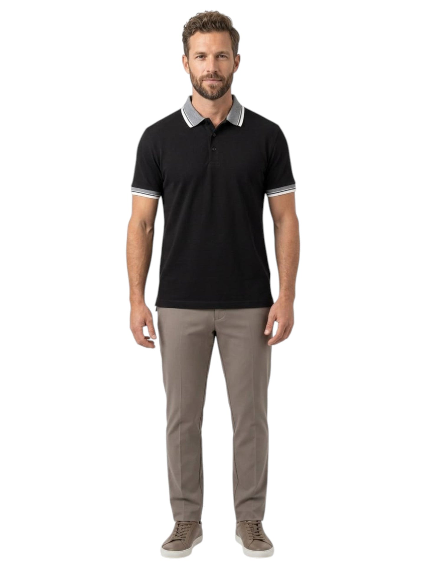 Men's Plain TOP,Black