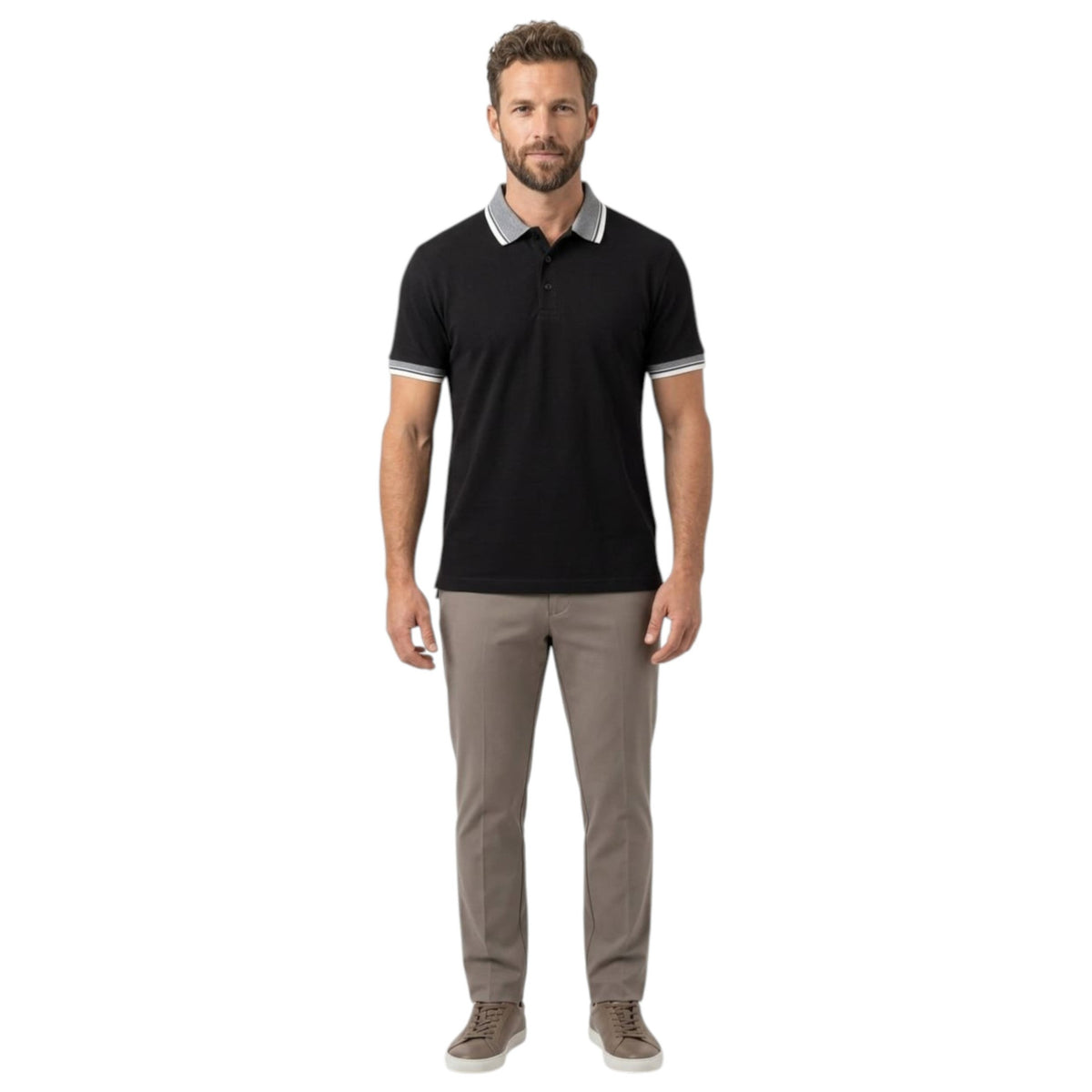 Men's Plain TOP,Black