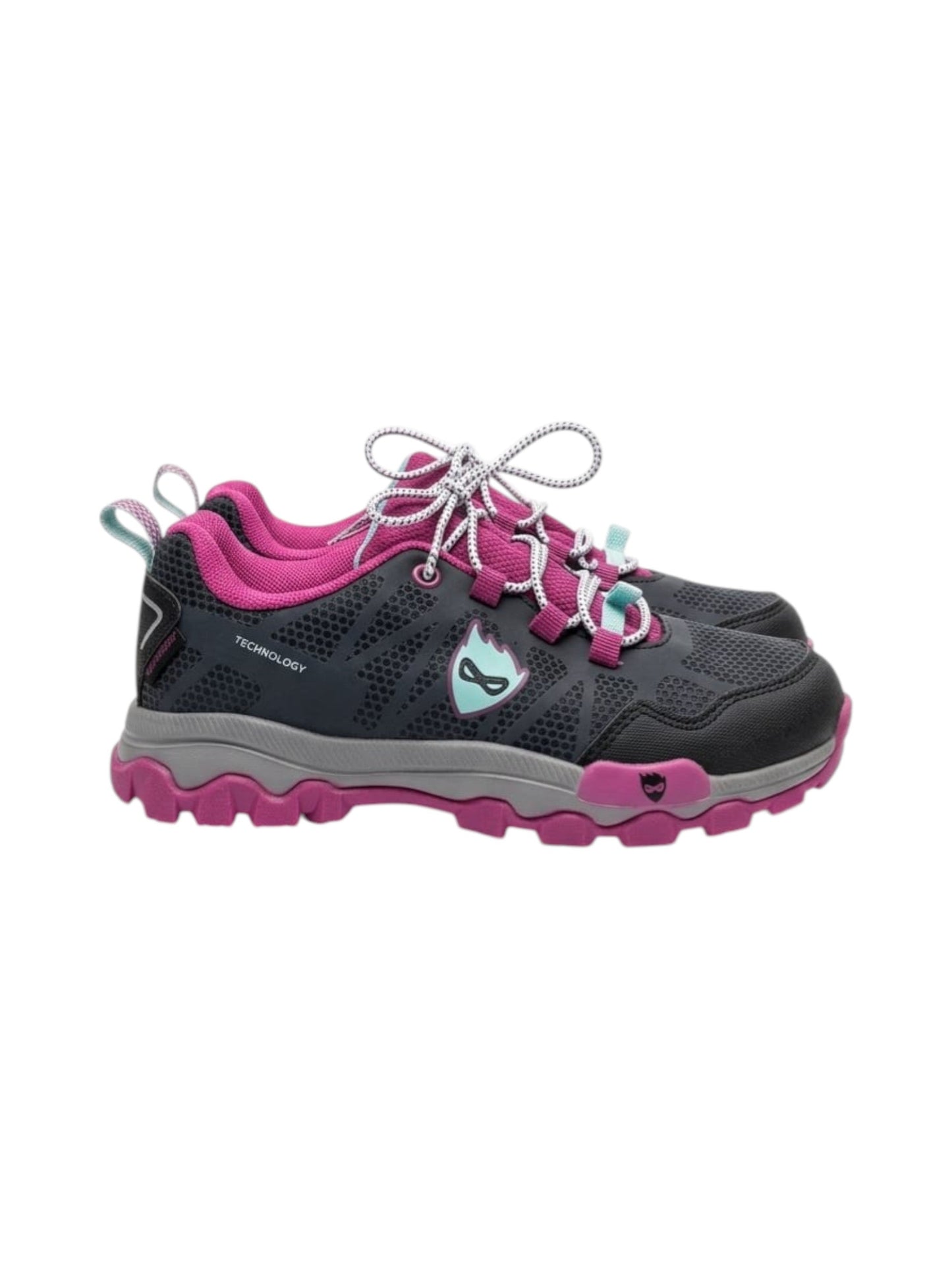 Kids Girl's Printed Shoes,Grey
