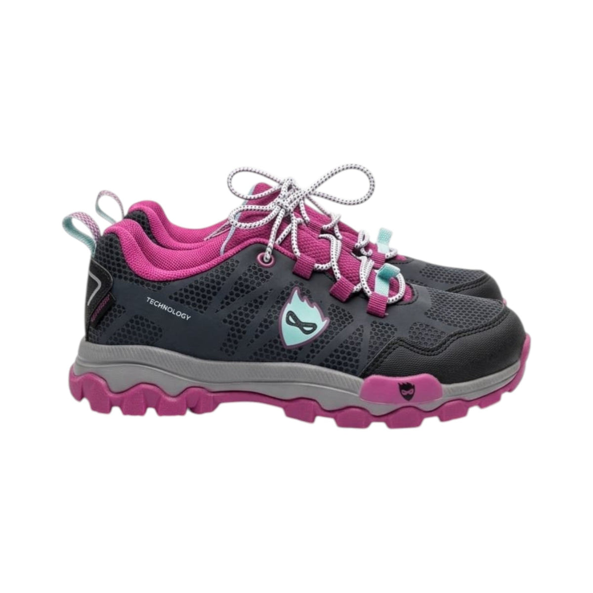 Kids Girl's Printed Shoes,Grey
