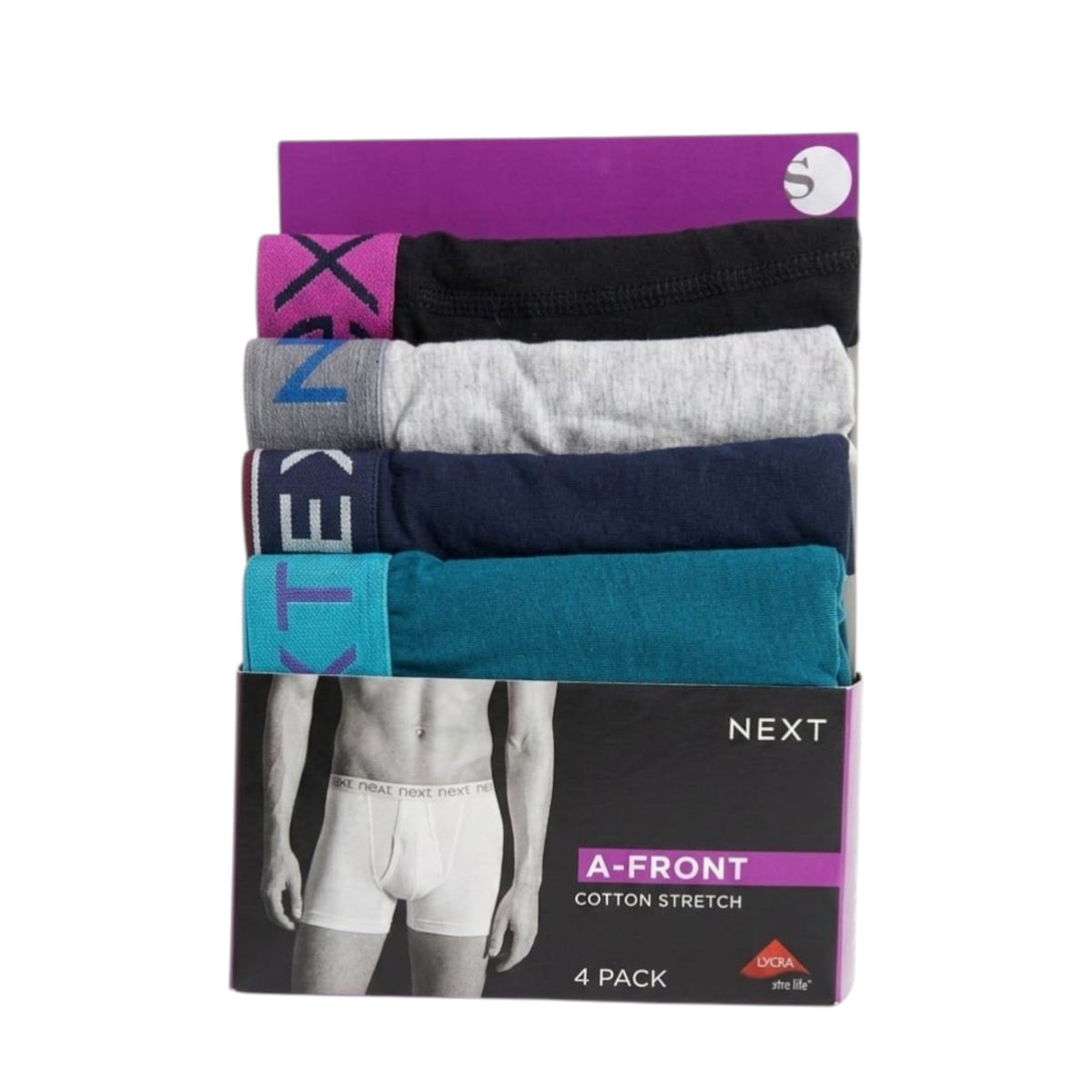 Men's Plain Boxer Set 4 Pieces,Multi