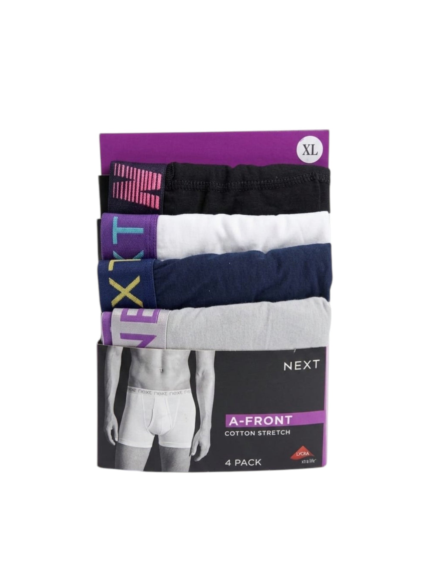 Men's Plain Boxer Set 4 Pieces,Multi