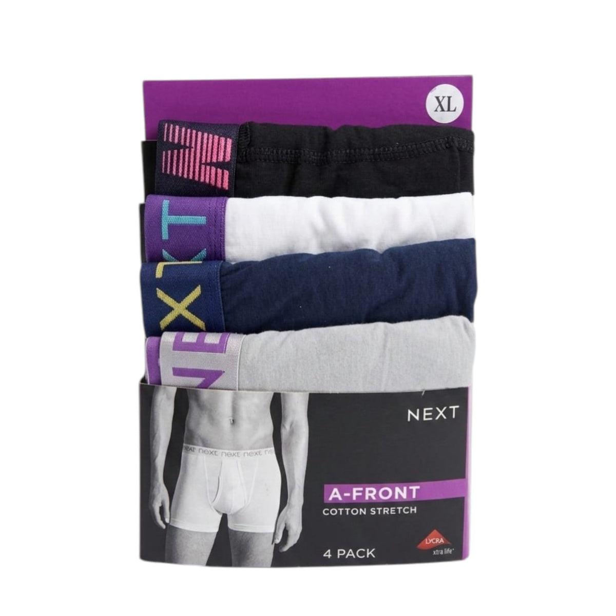 Men's Plain Boxer Set 4 Pieces,Multi