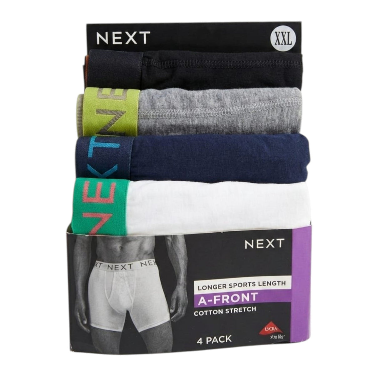 Men's Plain Boxer Set 4 Pieces,Multi