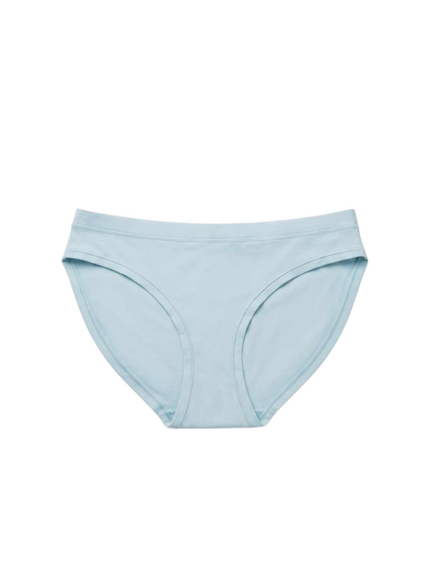 Kids Girl's Plain Brief,Light Blue