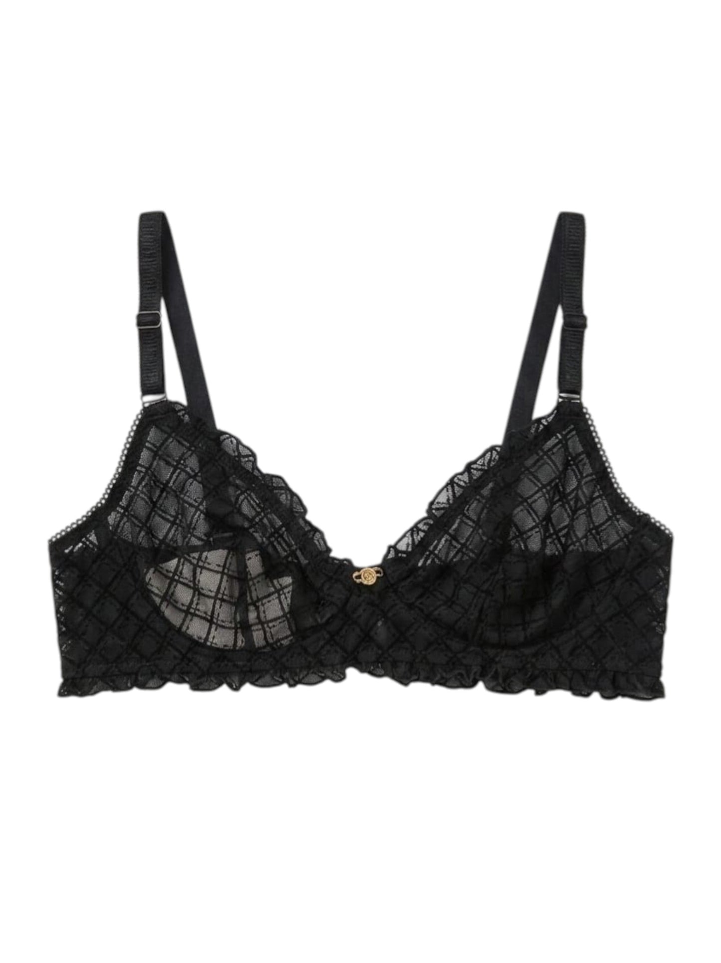 Women's Lace Bra,Black