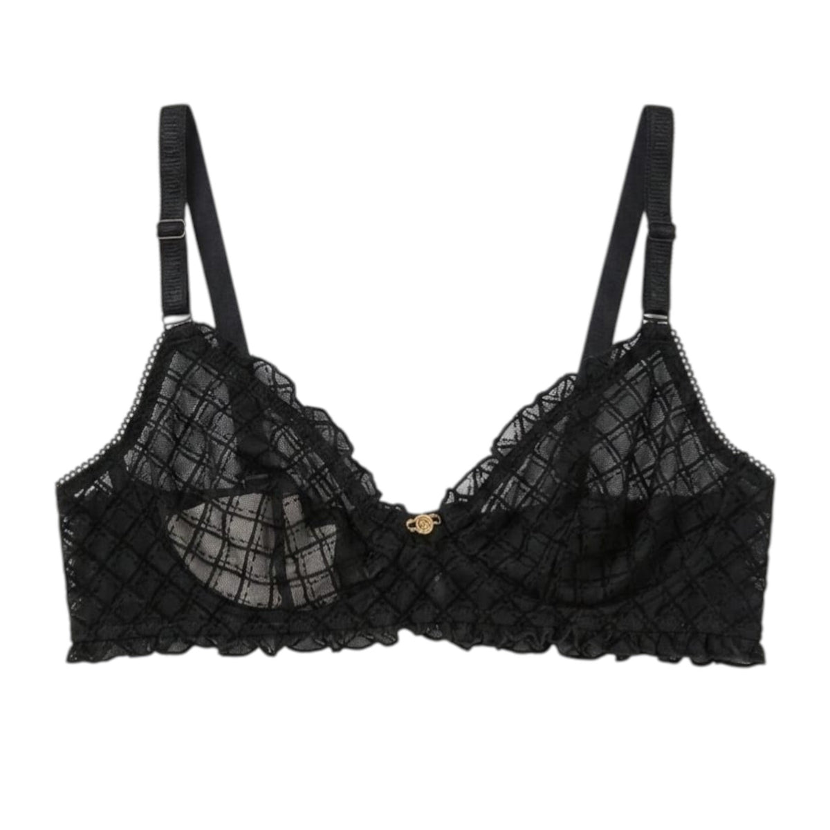 Women's Lace Bra,Black