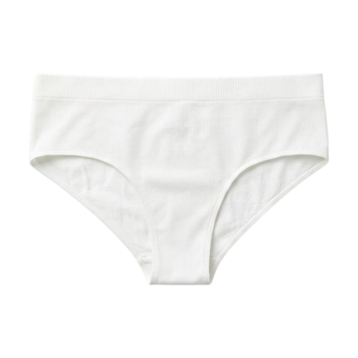 Women's Ribbed Slip,White