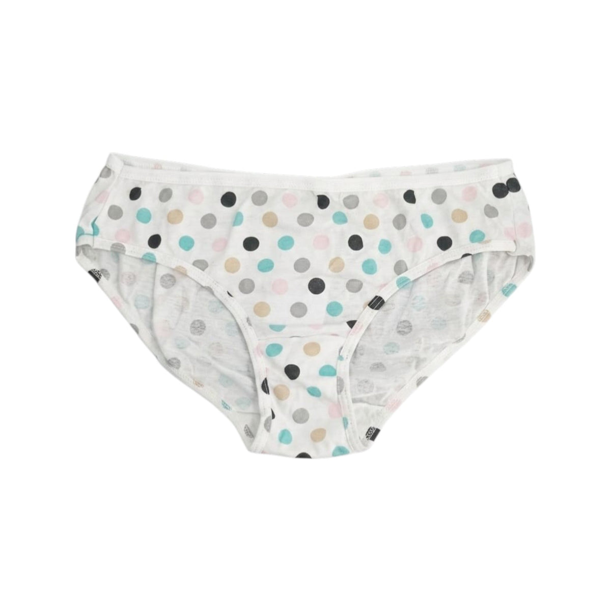 Kids Girl's Dotted Slip,White