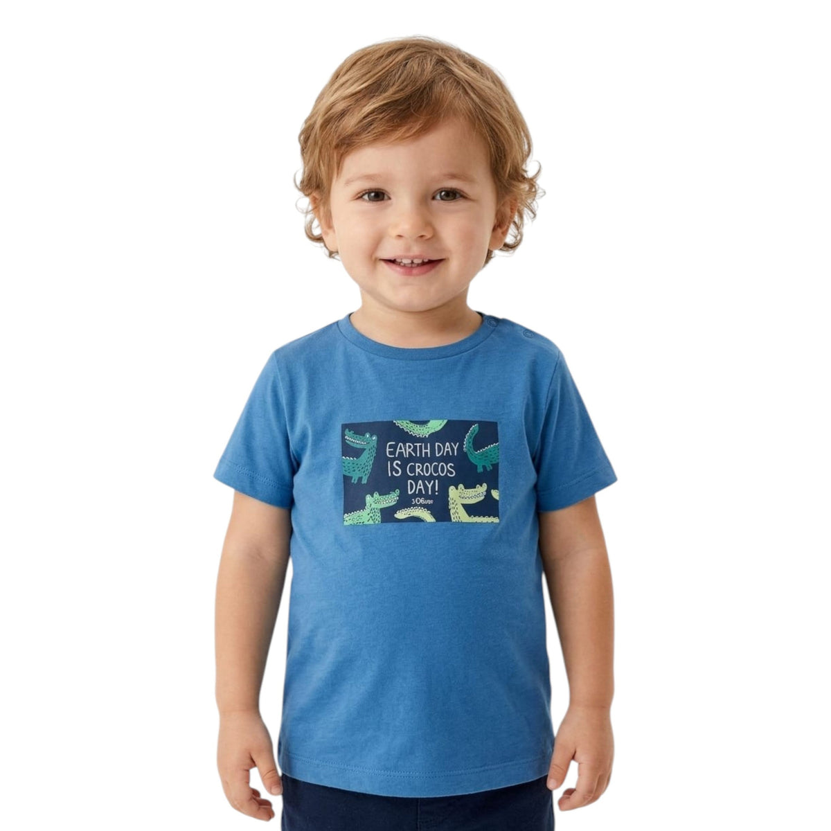 Kids Boy's Printed Top,Blue