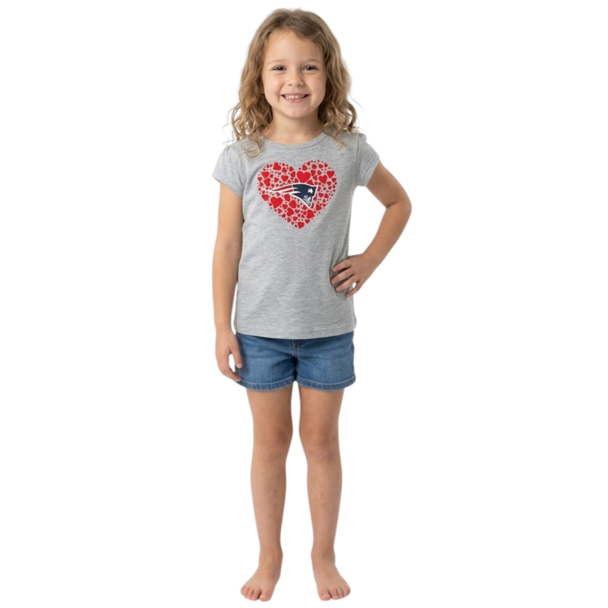 Kids Girl's Printed Top,Grey