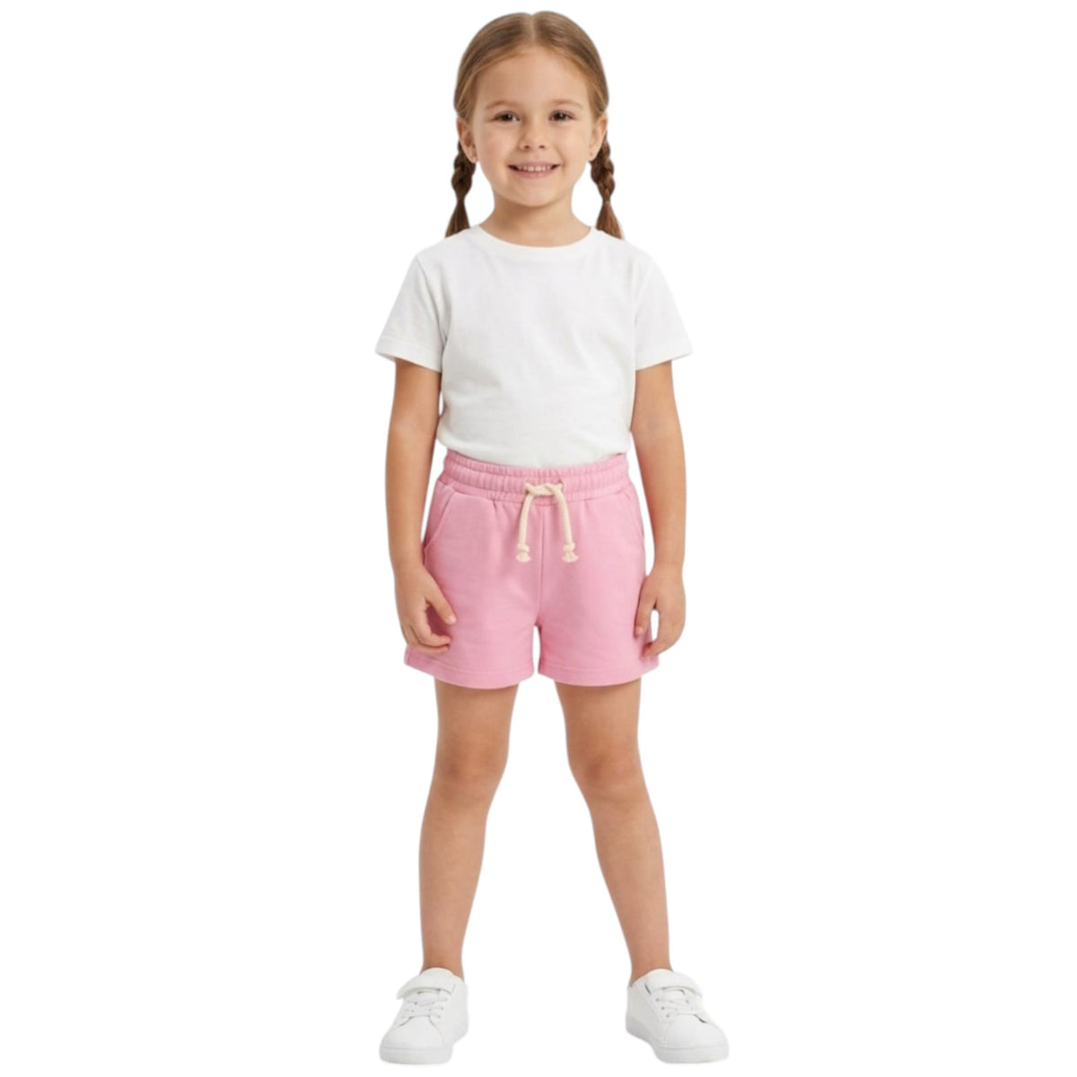 Kids Girl's plain Short,Pink
