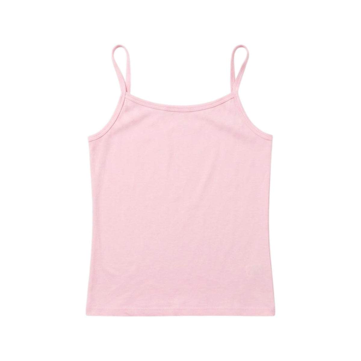 Kids Girl's Plain Underwear Tank Top,Pink