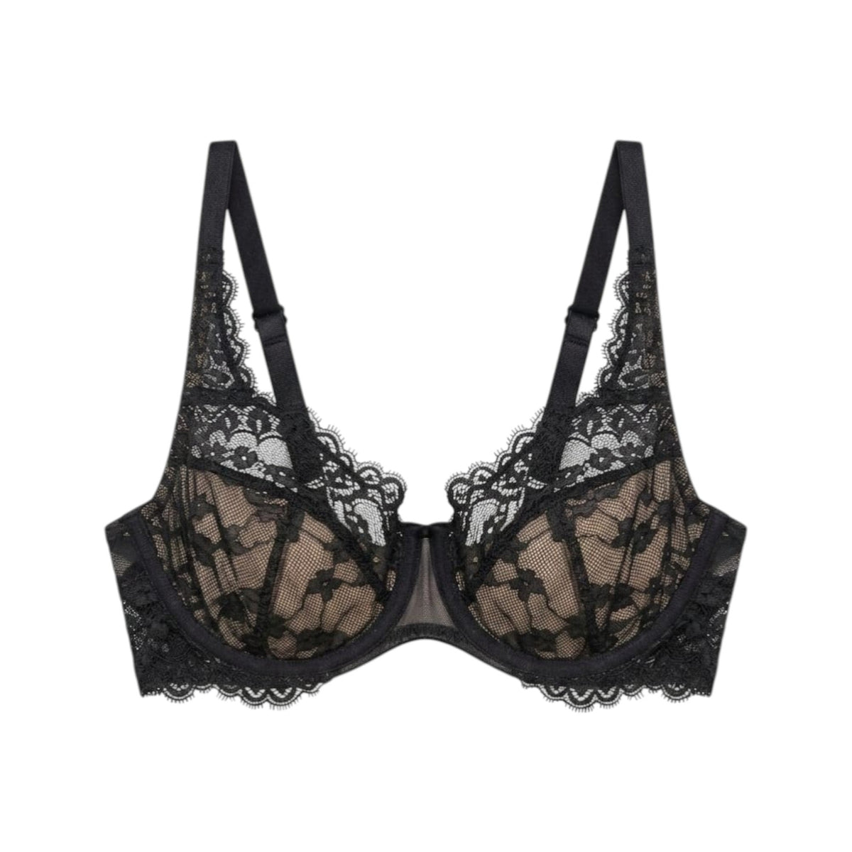 Women's Lace Bra,Black