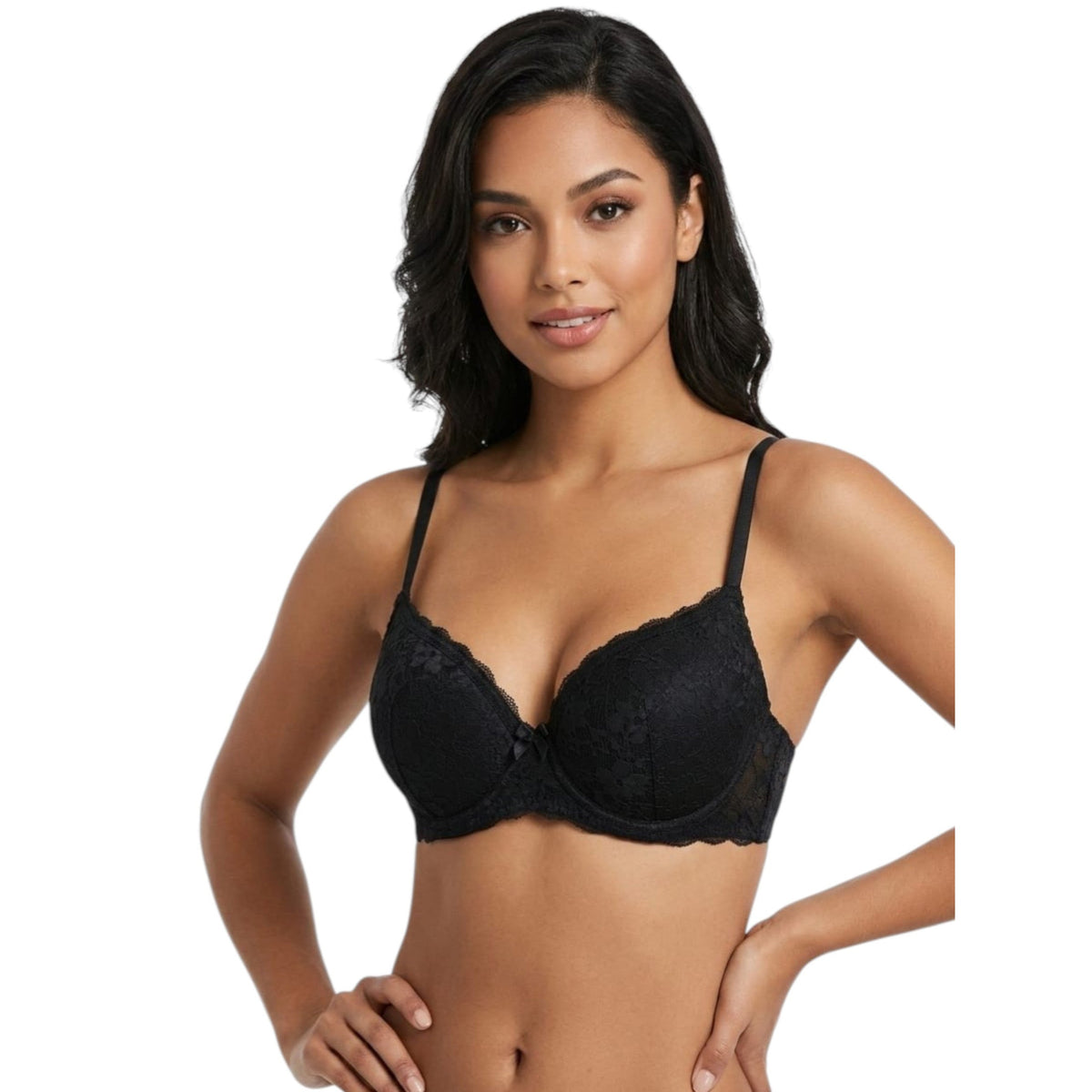Women's Lace Bra,Black
