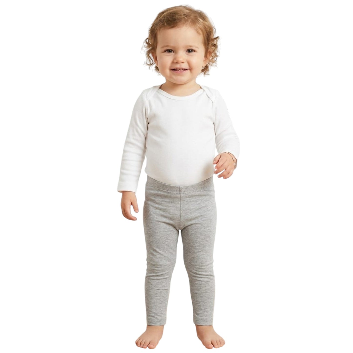 Kids Girl's Heather Pant,Light Grey