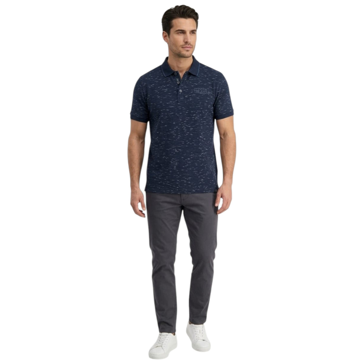 Men's Printed Top,Navy
