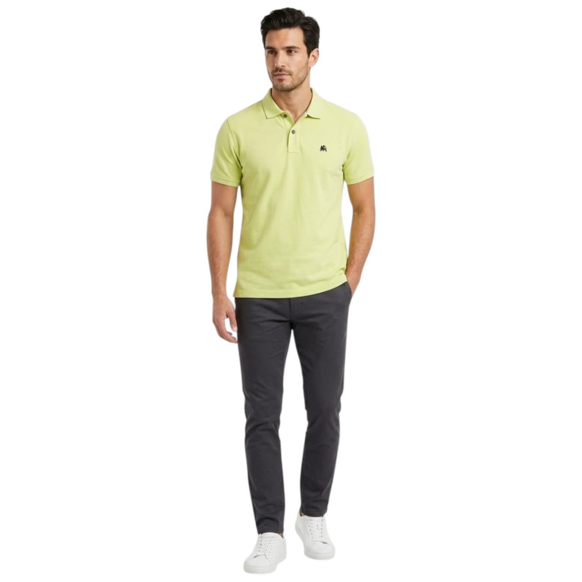 Men's Plain Top,Yellow