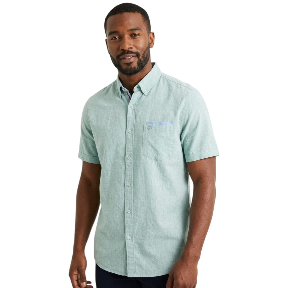 Men's Plain Dress Shirt,Mint