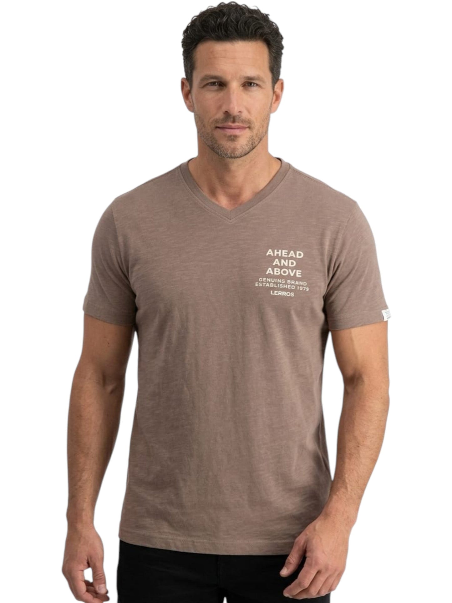 Men's Plain Top,Brown