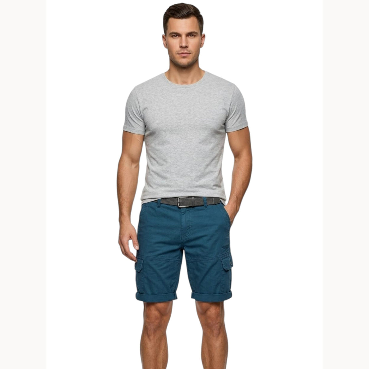 Men's Plain Short,Blue