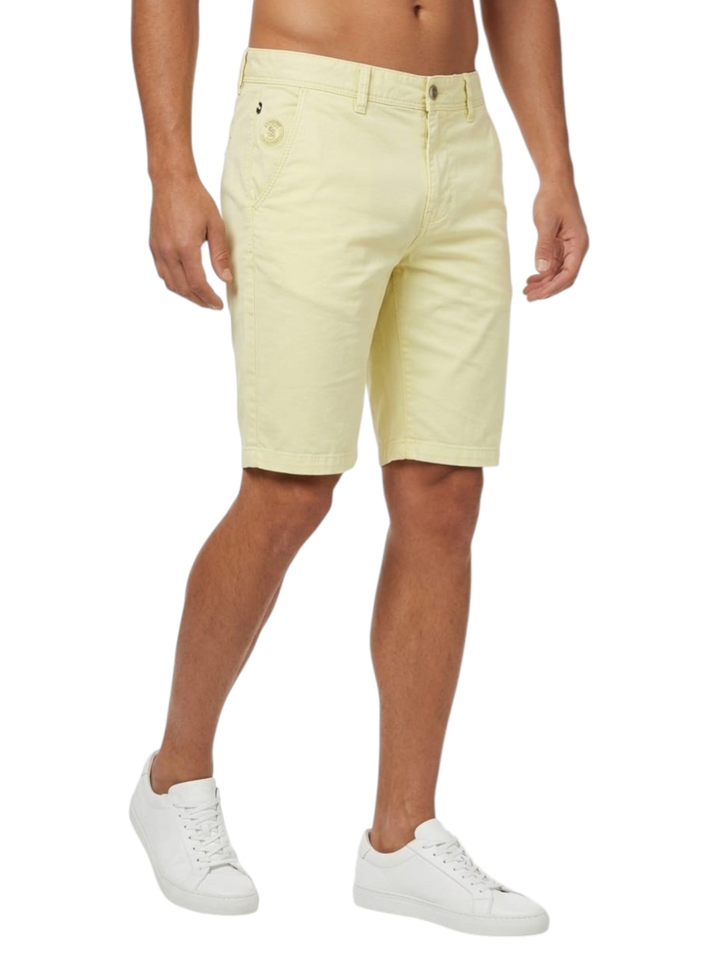 Men's Plain Short,Yellow