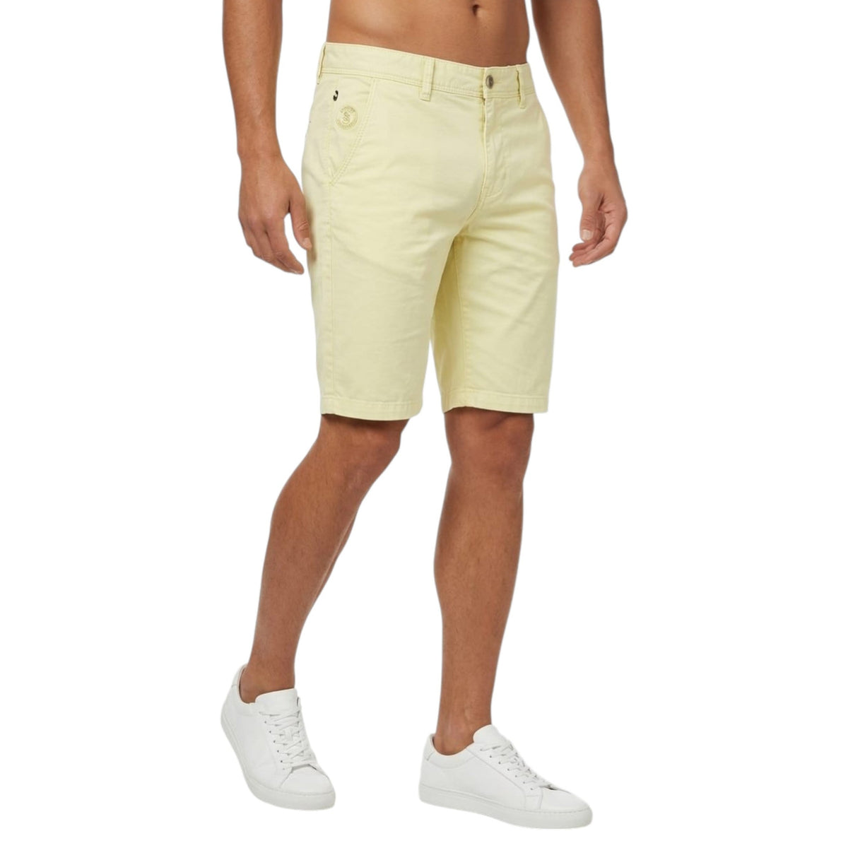 Men's Plain Short,Yellow