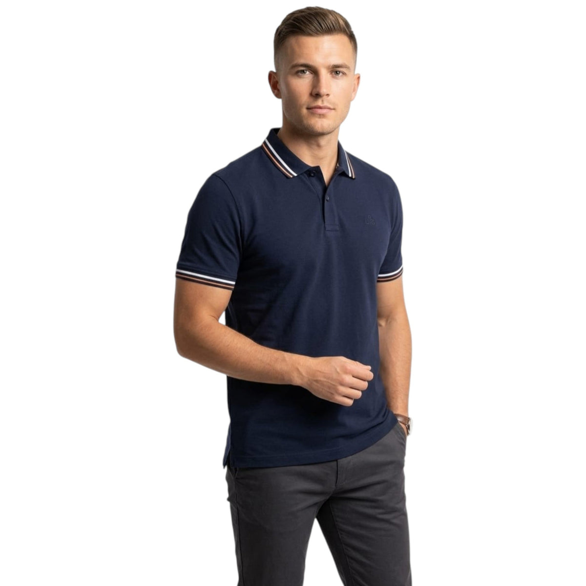 Men's Textured Top,Navy
