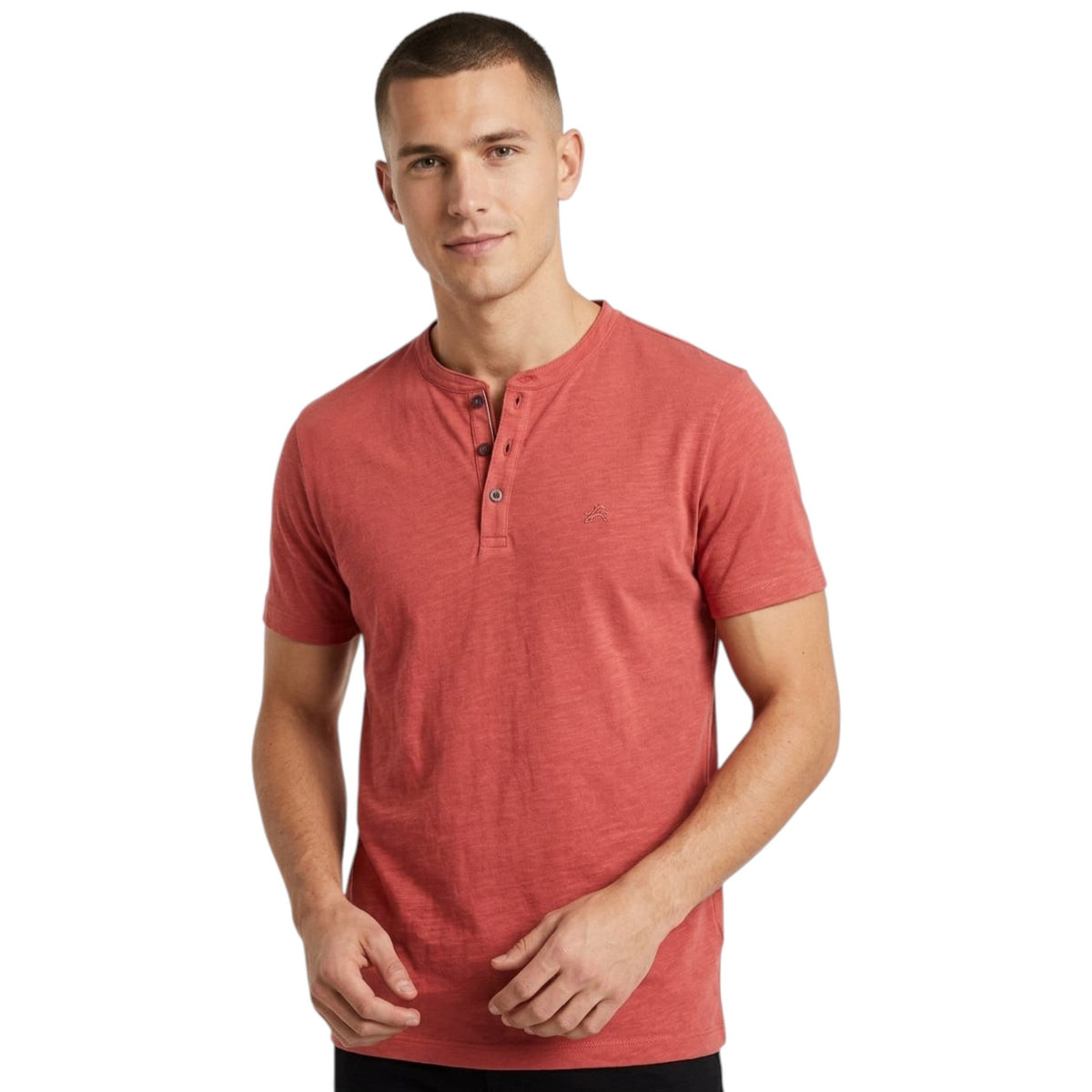 Men's Plain Top,Coral