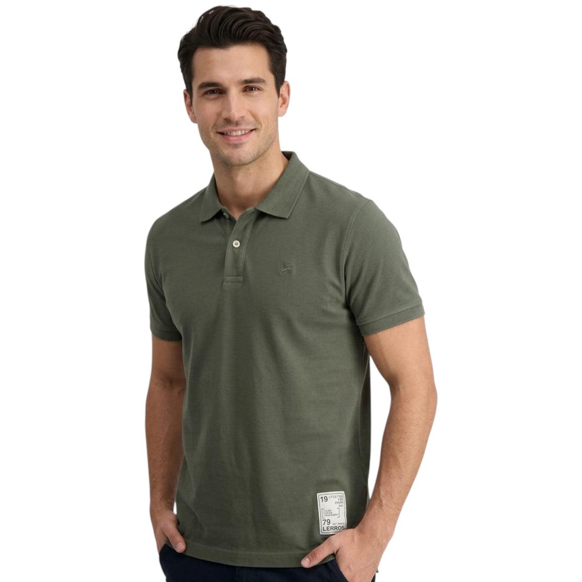 Men's Plain Top,Olive