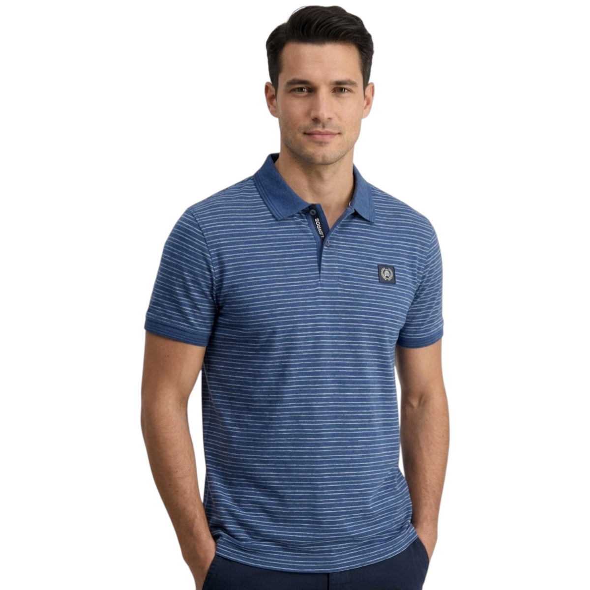 Men's Striped Top,Dark Blue