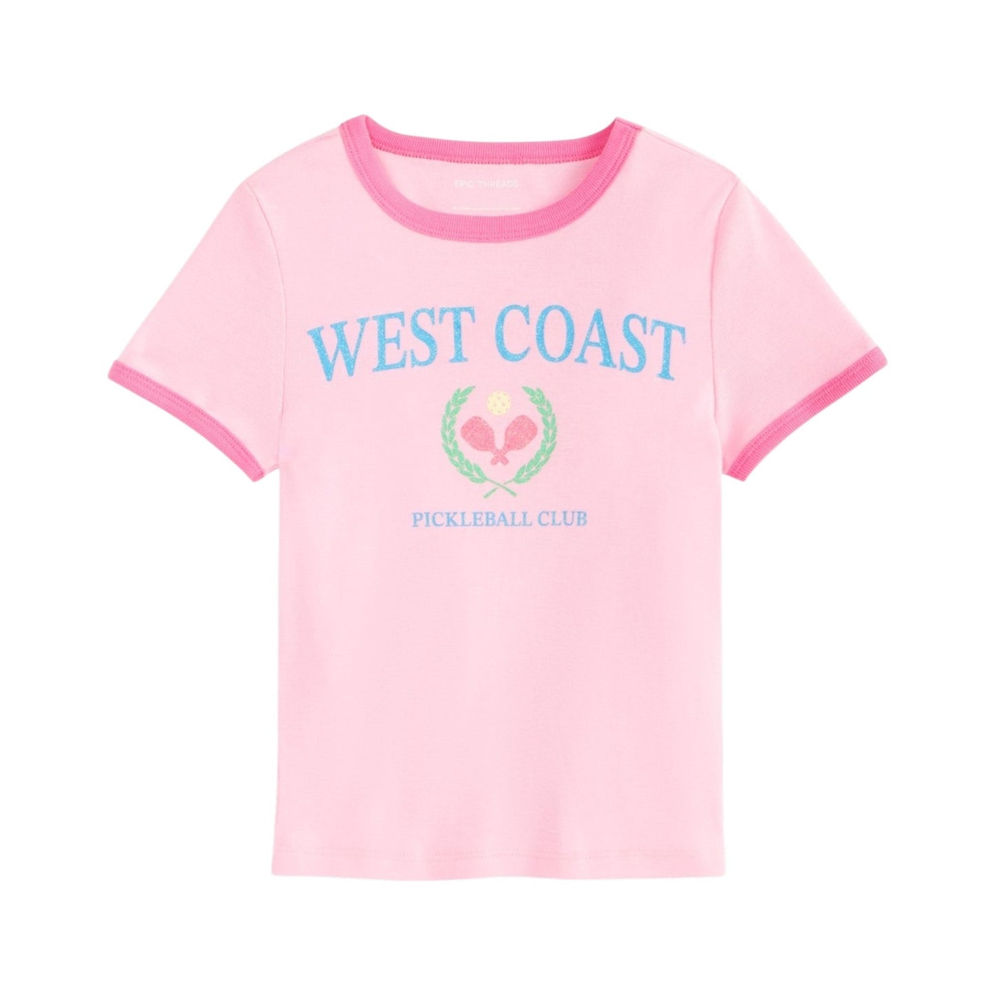 Kids Girl's Printed Top,Pink