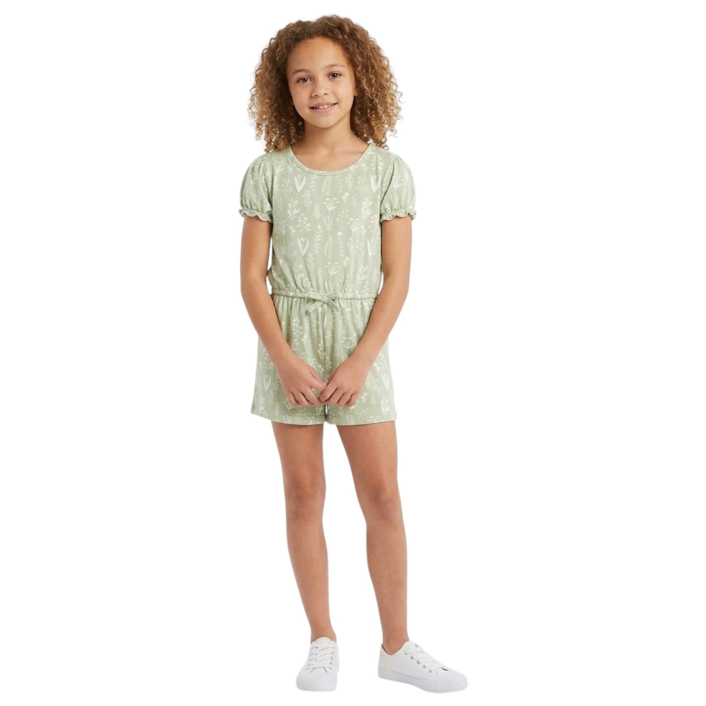 Kids Girl's Printed Jumpsuit,Mint
