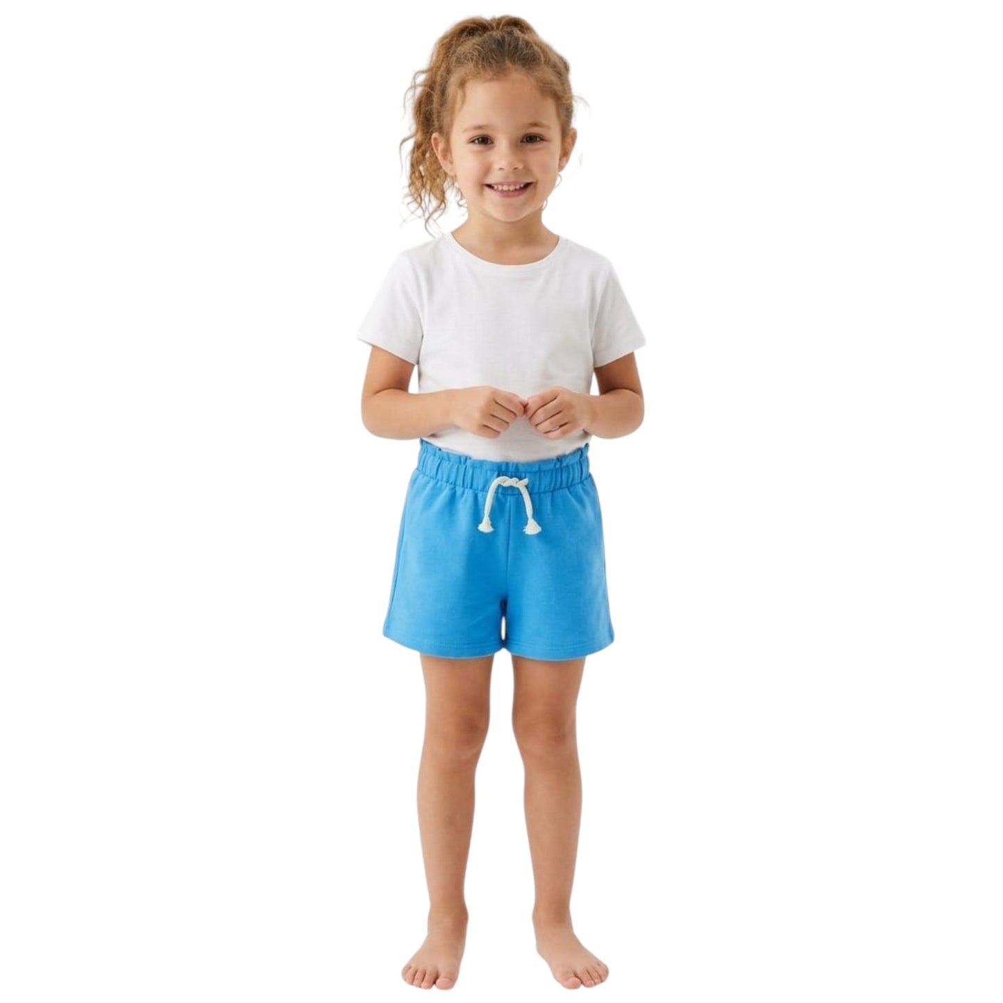 Kids Girl's Plain Short,Blue