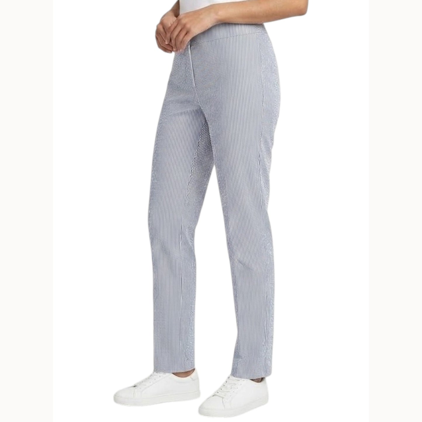Women's Striped Pant,Black/White