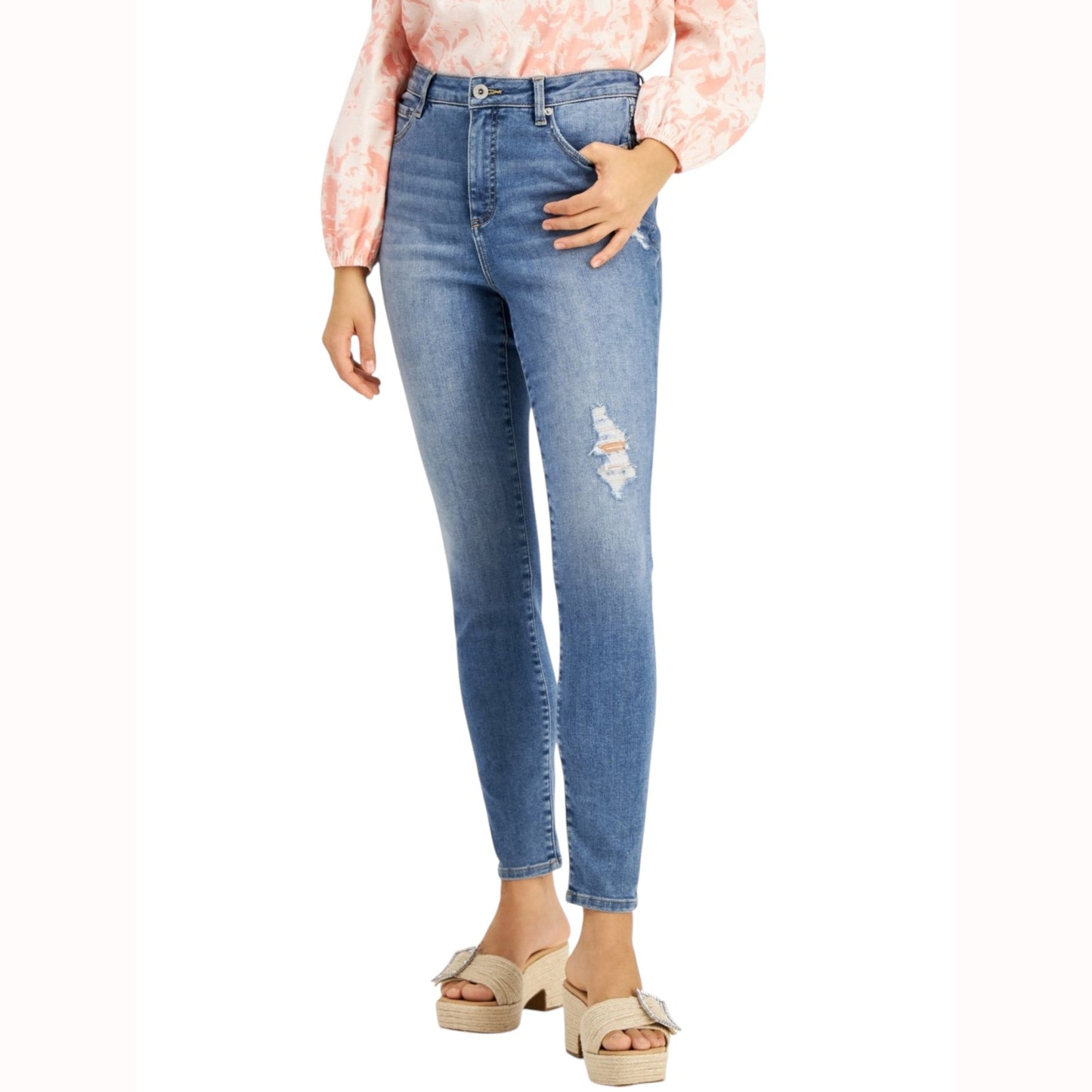 Women's Plain Jeans,Blue