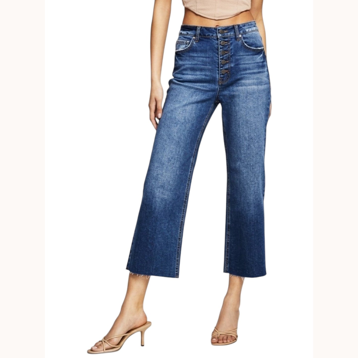 Women's Washed Jeans,Blue