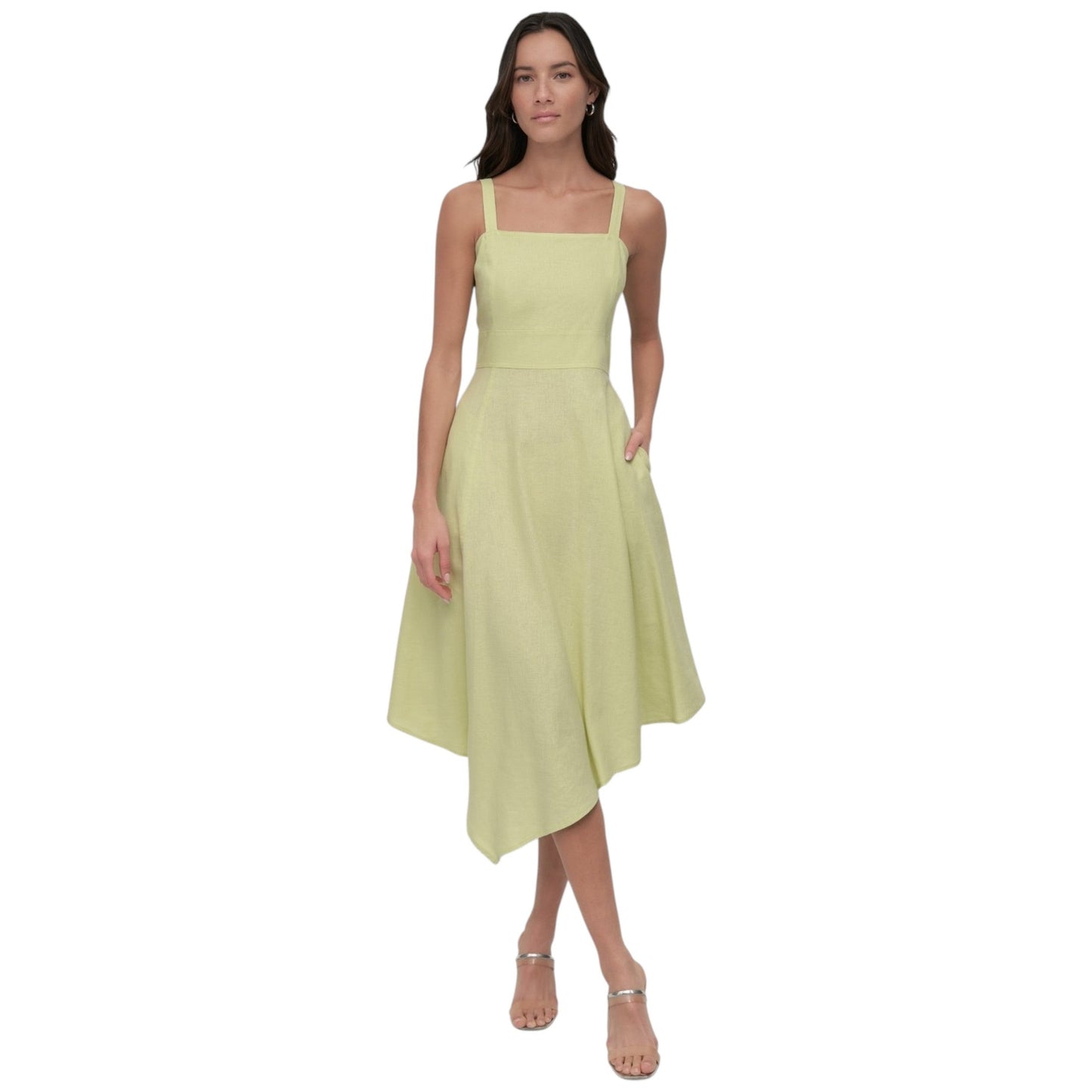 Women's Textured Dress,Ligth Green