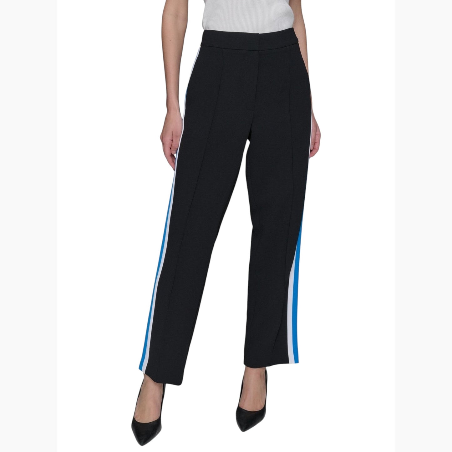 Women's Colorblocked Pant,Black