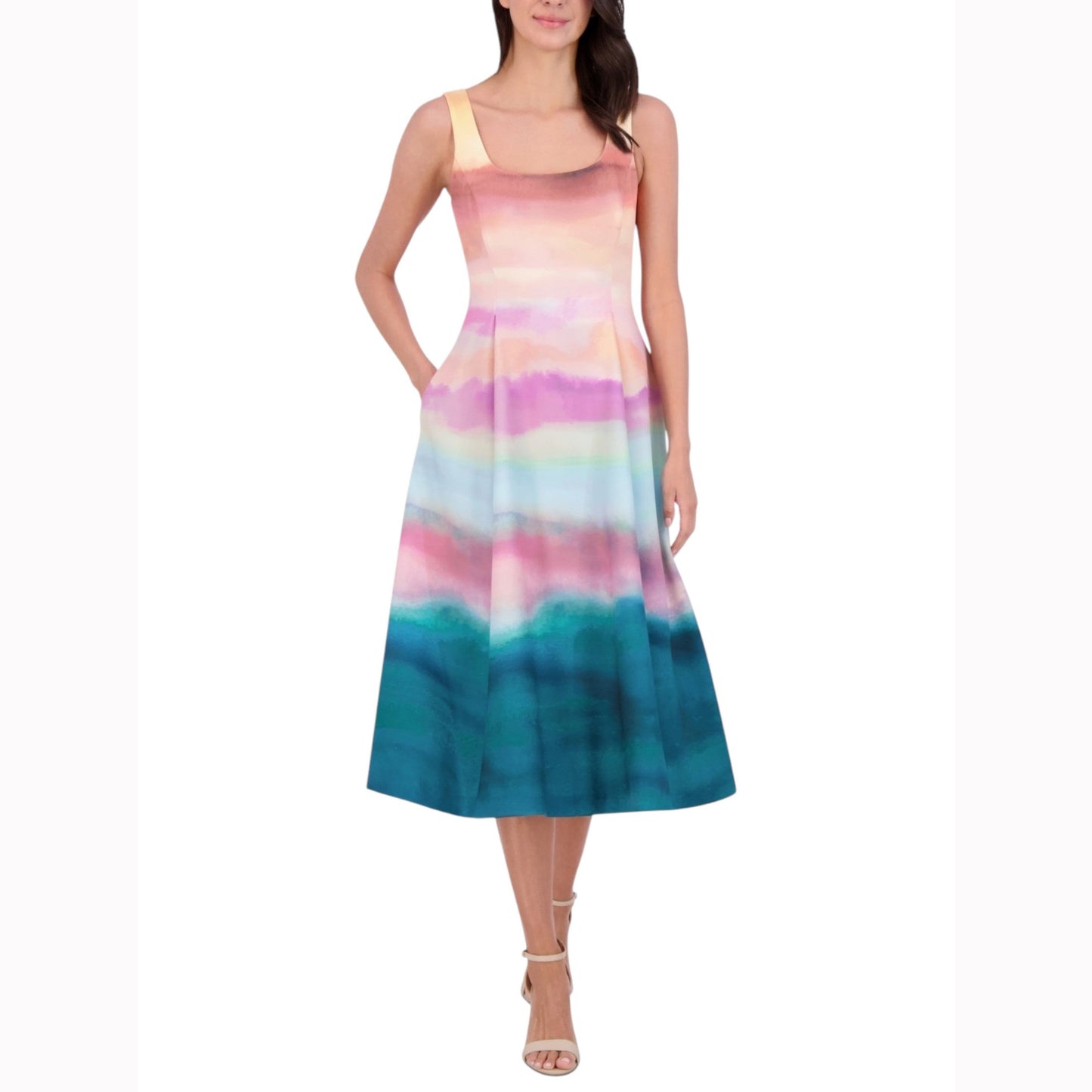 Women's Ombre Dress,Multi