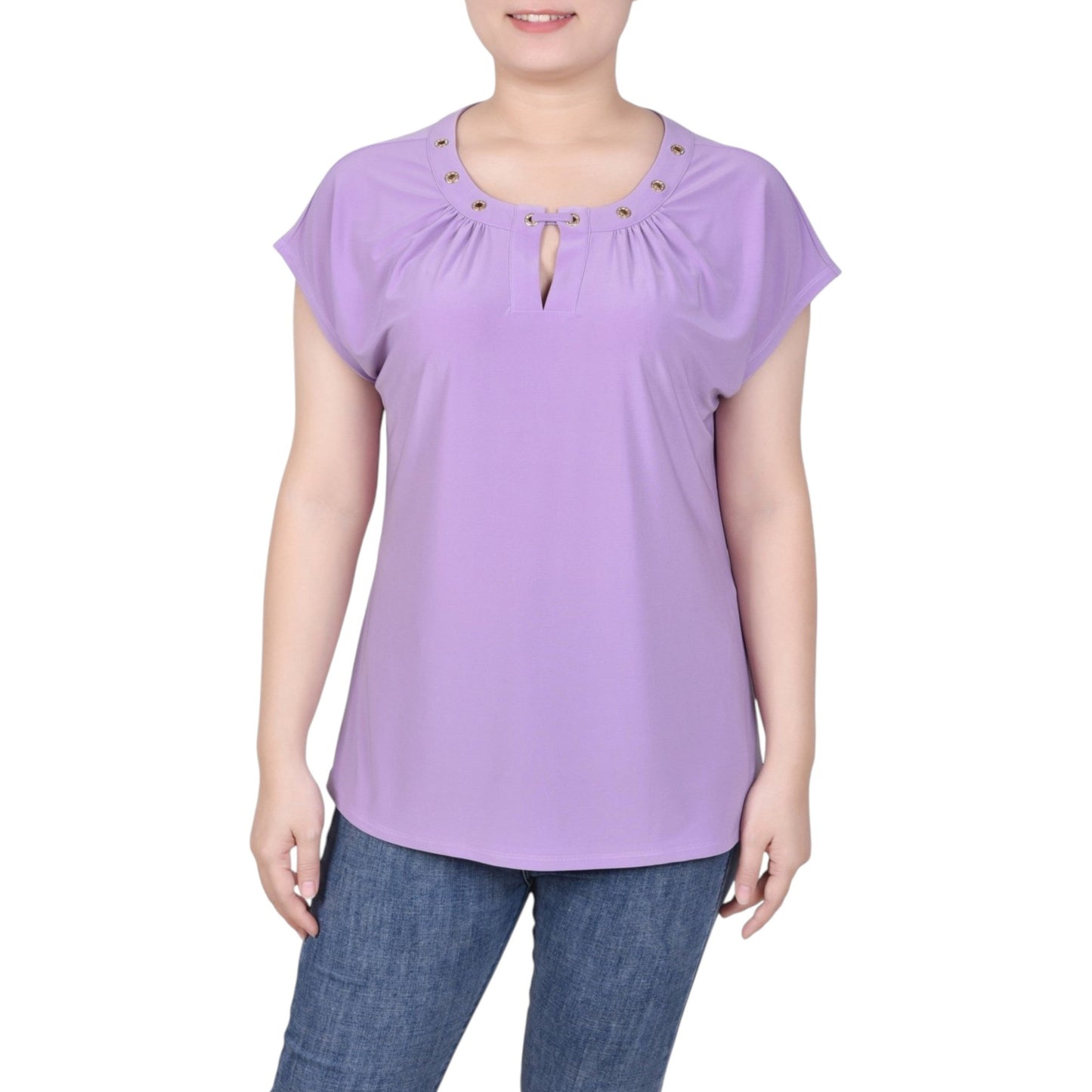 Women's Plain Top,Purple